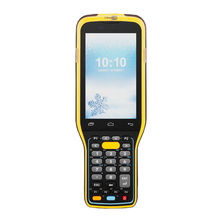 Терминал сбора данных CipherLAB RK95-X8-38K COLD PISTOL (Android 12, NFC, Bluetooth, Wi-Fi, двумерный дальнобойный считыватель - Zebra SE4850, GMS, без камеры, в комплекте с пистолетной рукоятью, кабелем SNAP-ON и БП)